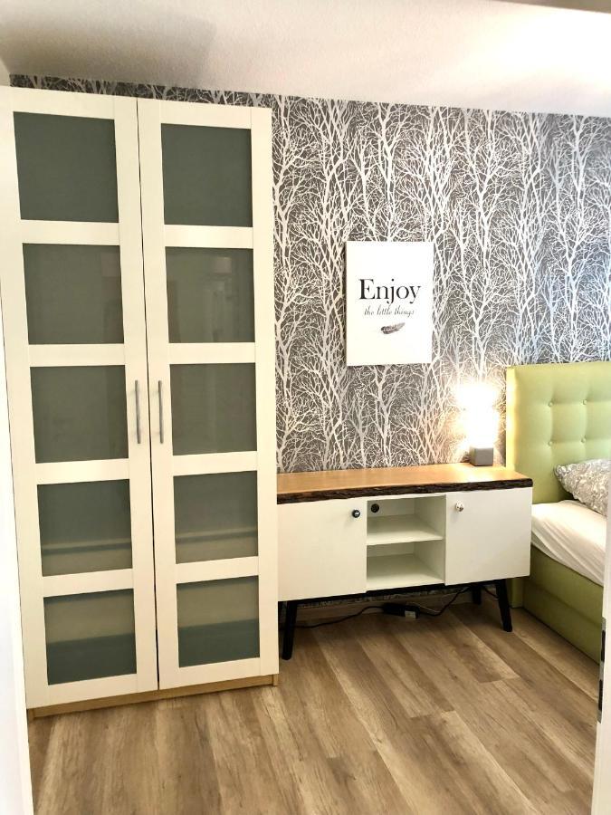 Apartment Zum Grauen Wolf Erfurt Esterno foto
