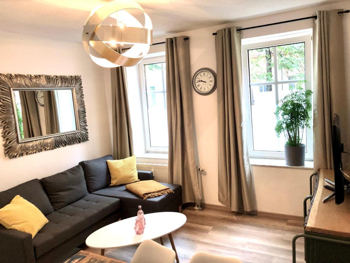 Apartment Zum Grauen Wolf Erfurt Esterno foto